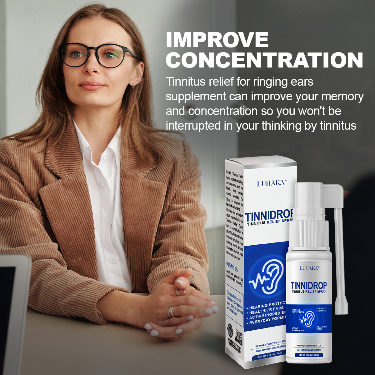 Luhaka TinniDrop Tinnitus Relief Spray ACE